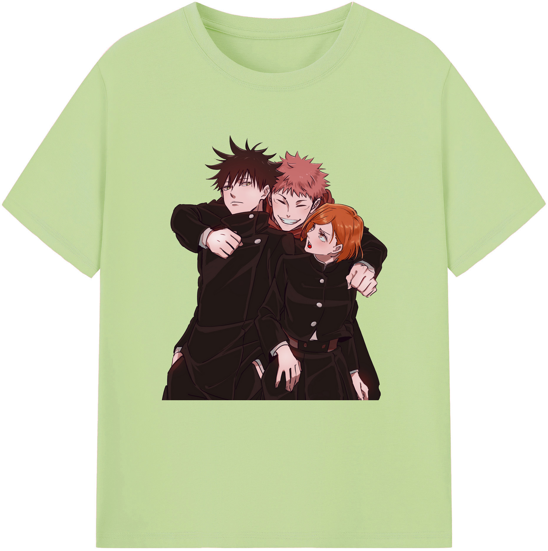 （画像用） 呪術廻戦 Jujutsu Kaisen 綿100％半袖Tシャツ（フロントプリント）
